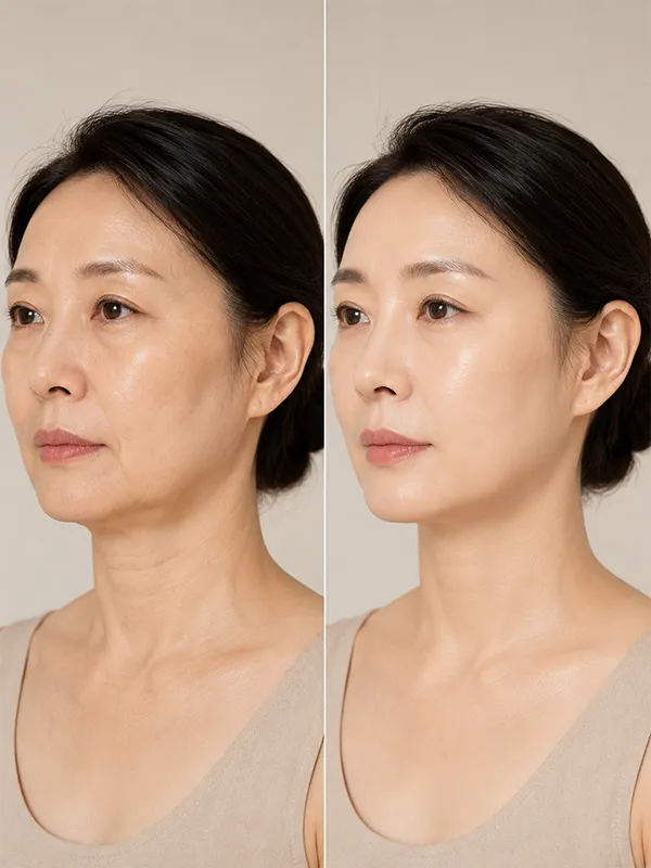 프라이빗 울쎄라 BEFORE / AFTER 비교